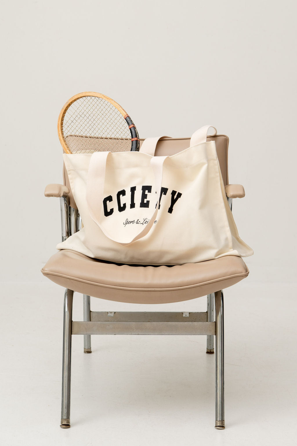 The Oversized Varsity Tote - CCIETY