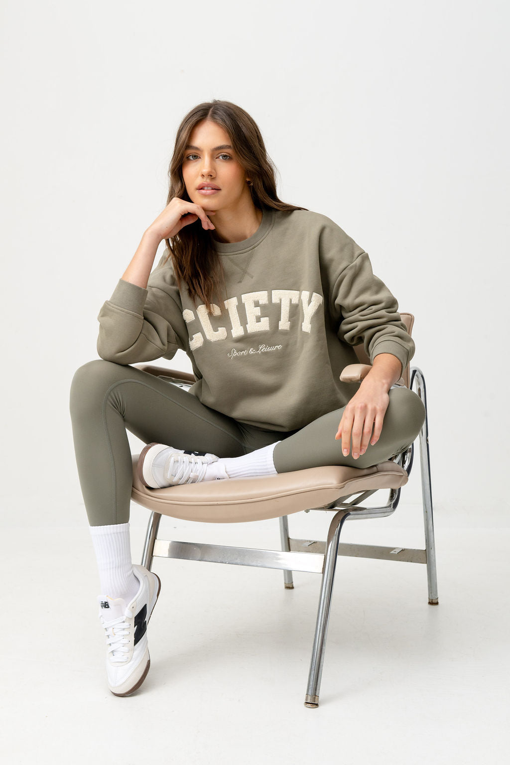 The Oversized Varsity Crewneck - CCIETY