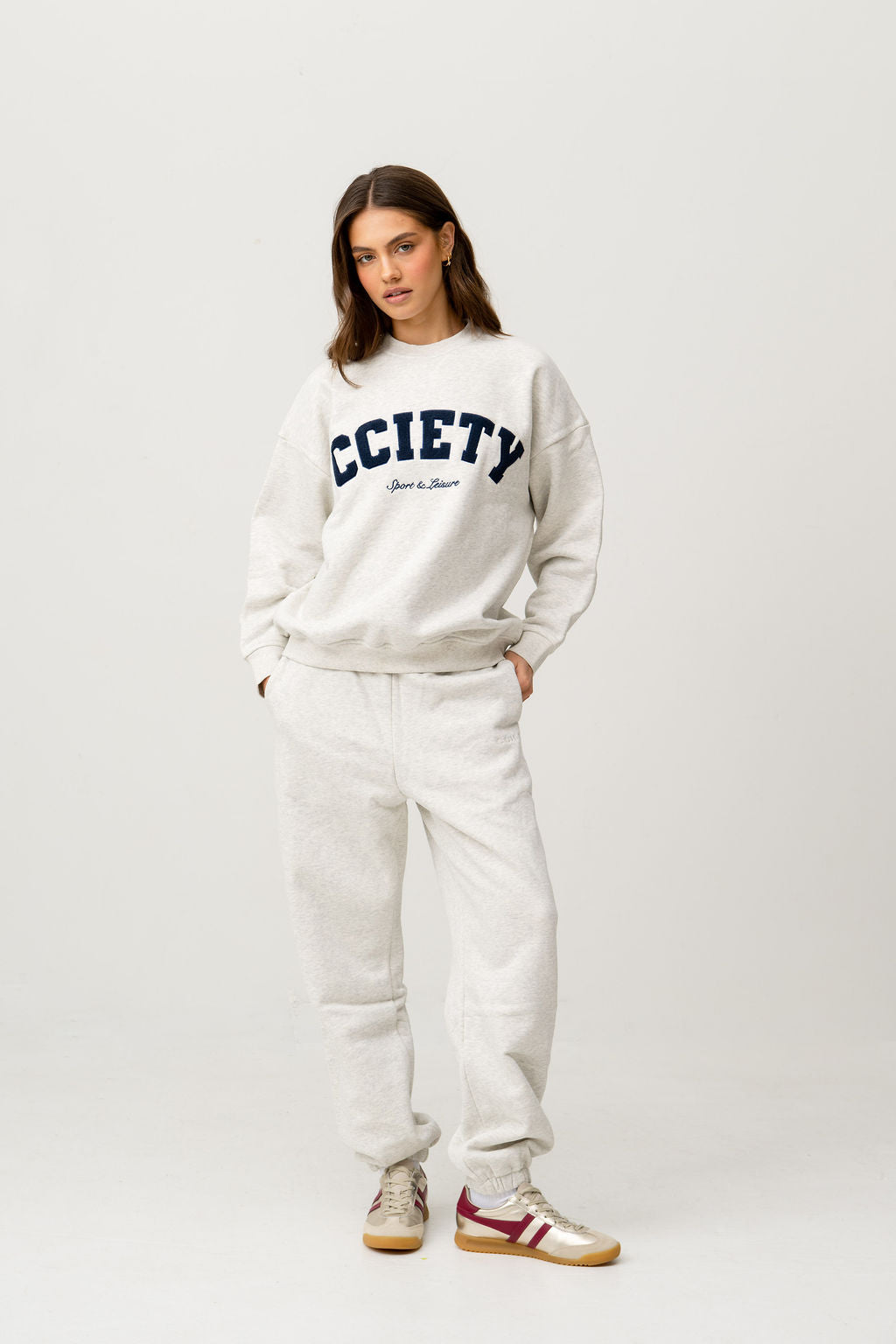 The Oversized Varsity Crewneck - CCIETY