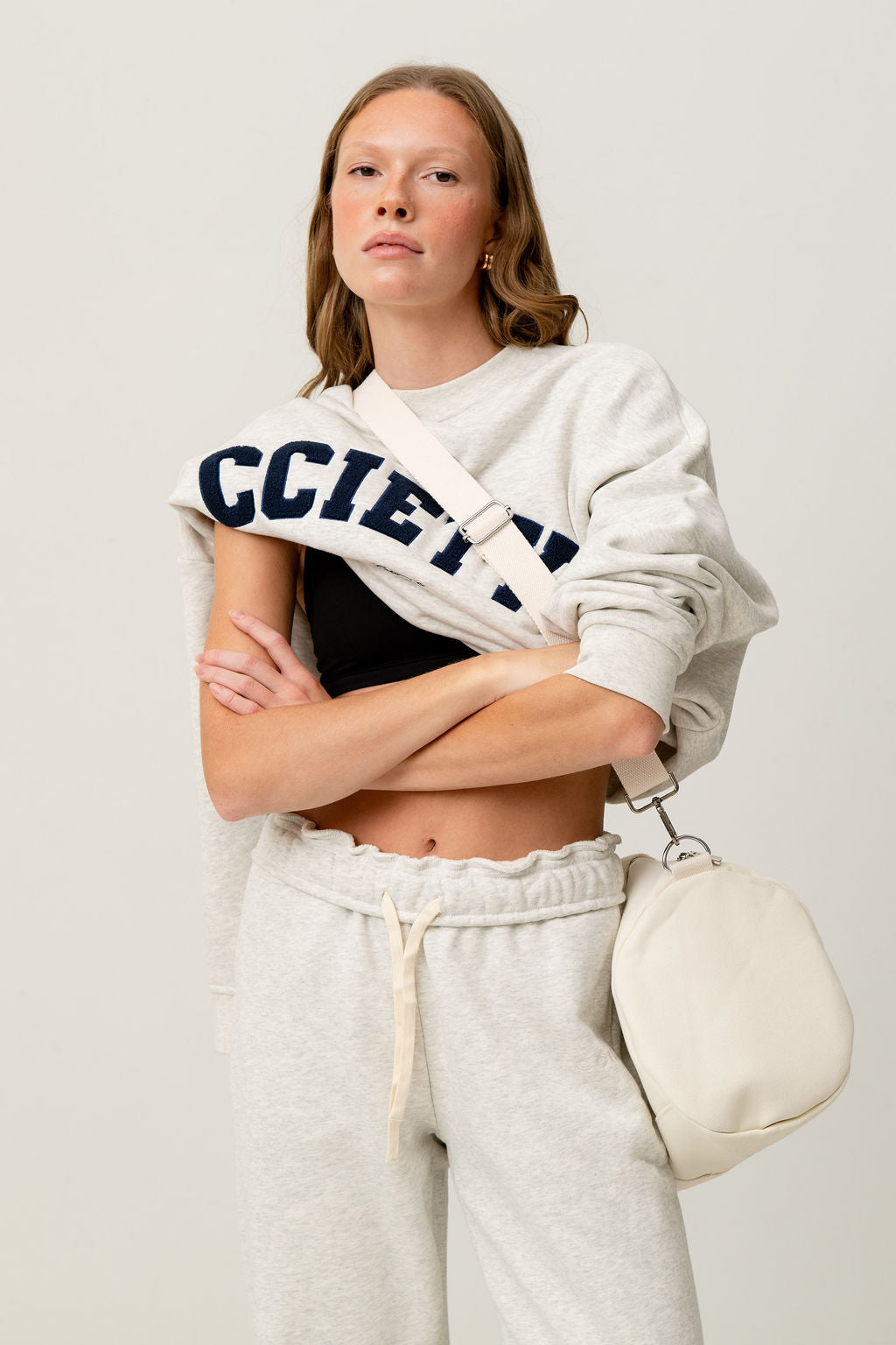 The Oversized Varsity Crewneck