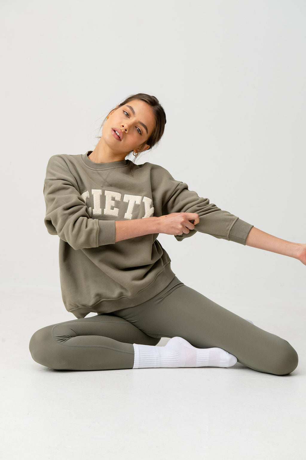 The Oversized Varsity Crewneck