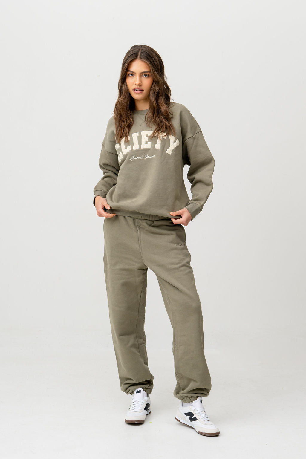 The Oversized Varsity Crewneck